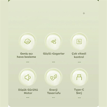 Polham 1200mAh Ultra Ferahlatıcı Masaüstü Vantilatör, Portatif, Taşınabilir Hafif Fan, Ofis, Ev İçin Mini Fan