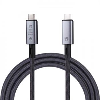 Polham 1MT USB3.2 100W Thunderbolt Type-C to Type-C Şarj, Data ve 8K 60Hz Görüntü Aktarım Kablosu