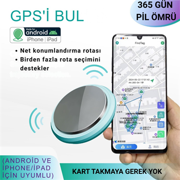 Polham Android ve İos Apple İphone Uyumlu Kayıp Bulucu Airtag, Çocuklar, Evcil Hayvanlar ve Eşyalar İçin Takip Cihazı