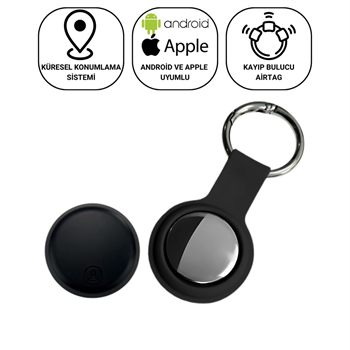 Polham Android ve İos Apple İphone Uyumlu Kayıp Bulucu Airtag, Çocuklar, Evcil Hayvanlar ve Eşyalar İçin Takip Cihazı