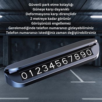 Polham Araç İçi Geçici Park için Telefon Numaratörü, Forforlu Açılıp Kapanabilen Numaratör