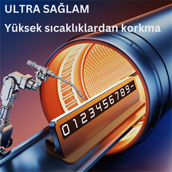 Polham Araç İçi Geçici Park için Telefon Numaratörü, Forforlu Açılıp Kapanabilen Premium Numaratör