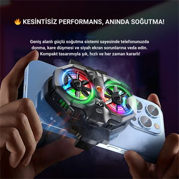 Polham Çift Fanlı 10.000 RPM Soğutucu | RGB LED Işık Efektli | Ultra Sessiz Çalışma | Oyuncular & Yayıncılar İçin
