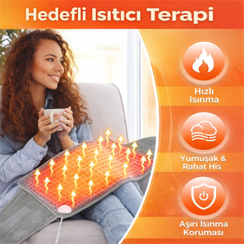Polham Elektrikli 3 Kademe Isı – Zaman Ayarlı Isıtmalı Korse, Bel, Sırt, Omuz, Karın, Bacak Diz Isıtıcı Kemer