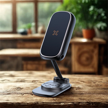 Polham Güçlü Mıknatıslı Metal Araç İçi Telefon Tutucu, Mutfak Duvarı, Masa Üstü Telefon Tutucu Döner Başlıklı