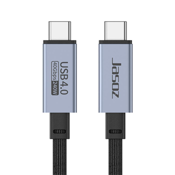 Polham Jasoz 1MT 240W 4.0 Thunderbolt Type-C to Type-C Şarj, Data ve 8K 60Hz Görüntü Aktarım Kablosu
