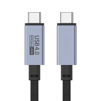 Polham Jasoz 2 Metre 240W 4.0 Thunderbolt Type-C to Type-C Şarj, Data ve 8K 60Hz Görüntü Aktarım Kablosu