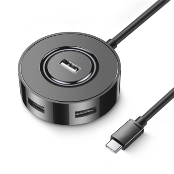 Polham Jazos 4in1 Type C to 4x USB 2.0 Çoğaltıcı Okuyucu Hup Adaptör, Klavye, Mouse, Yazıcı, USB Okuyucu