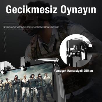 Polham L1-R1 Telefon Oyun Kolu, 4-6.5inch Telefon Uym Pubg, Call Of Duty Oyun kolu, Gamer Tetik
