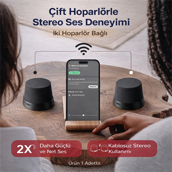 Polham Manyetik Mini Bluetooth Hoparlör – IPX6 Su Geçirmez Taşınabilir Güçlü Bass Stereo Speaker