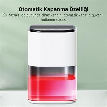 Polham Otomatik 2 Litre Banyo,Mutfak, Çamaşır Odası İçin Nem Alma Cihazı, Rutubet ve Nem Engelleyici