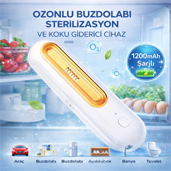 Polham Ozonlu Sterilizasyon ve Koku Giderici– Buzdolabı, Araç, Ayakkabılık ve Banyo İçin Kötü Koku Giderici