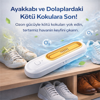 Polham Ozonlu Sterilizasyon ve Koku Giderici– Buzdolabı, Araç, Ayakkabılık ve Banyo İçin Kötü Koku Giderici