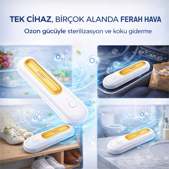 Polham Ozonlu Sterilizasyon ve Koku Giderici– Buzdolabı, Araç, Ayakkabılık ve Banyo İçin Kötü Koku Giderici