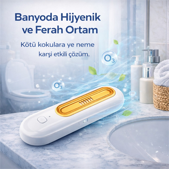 Polham Ozonlu Sterilizasyon ve Koku Giderici– Buzdolabı, Araç, Ayakkabılık ve Banyo İçin Kötü Koku Giderici