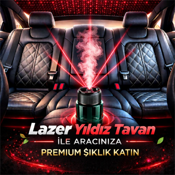 Polham Şarjlı Araç İçi Ortam Koku Difüzörü | Zaman Ayarlı | Sessiz Çalışma | 160ML Kapasiteli | 300mAh Şarjlı
