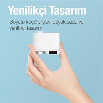 Polham Şarjlı Tam Otomatik Akıllı Sensörlü Musluk Başlığı Su Tasarruflu Musluk Başlığı Hareket Algılamalı