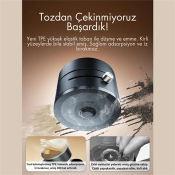 Polham Süper Vantuzlu Tüm Yüzeylere Uyumlu Telefon Tutucu, Araç İçi, Masaüstü, Dolap, Ayna İçin Telefon Tutucu