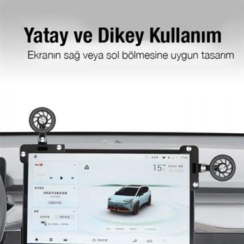 Polham Tesla Model Y, S, X, 3 İle Uyumlu Magsafeli Telefon Tutucu, Notebook Ekranı İçin Telefon Tutucu