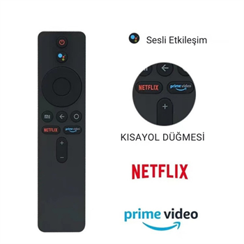 Polham Xiaomi Mi TV Stick İle Uyumlu Uzaktan Kumanda, Android TV Box İçin Uzaktan Bluetooth Kumanda