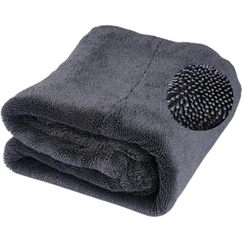 Polham XL 60X90CM 1200GSM Süper Su Emici Özellikli Mikrofiber Araç Kurulama Havlusu, Çizik ve İz Bırakmaz Bez