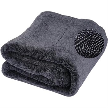 Polham XL 60X90CM 1200GSM Süper Su Emici Özellikli Mikrofiber Araç Kurulama Havlusu, Çizik ve İz Bırakmaz Bez