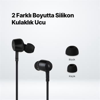 Ttec Hd Mikrofonlu Ergonomik Kulakiçi Kablolu Type-c Kulaklık, Kumanda Kontrollü Stereo Sesli Kulaklık