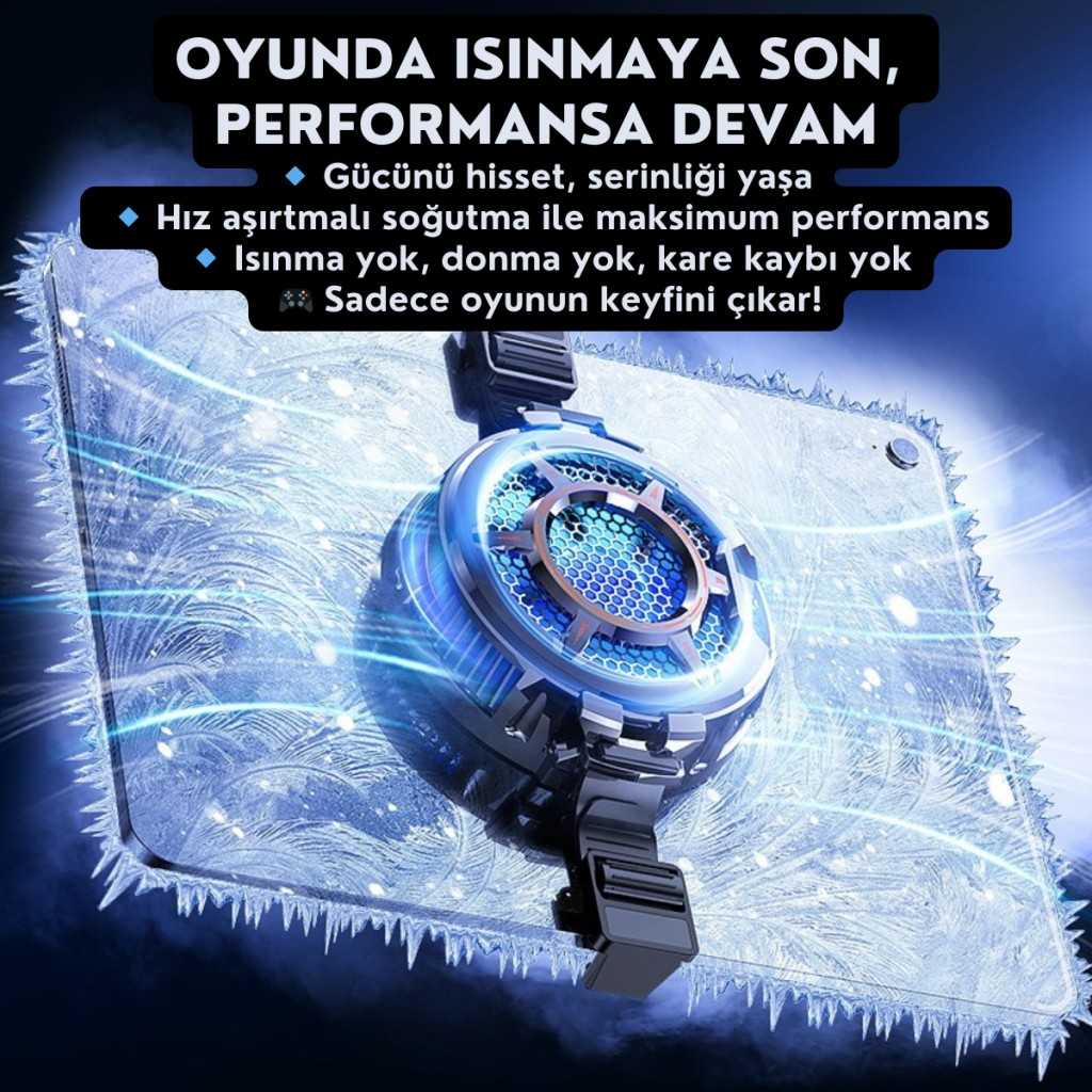 Polham Instruments Polham 4800RPM 30W Yüksek Güçlü Telefon ve Tablet Soğutucu Fan – Sessiz ...