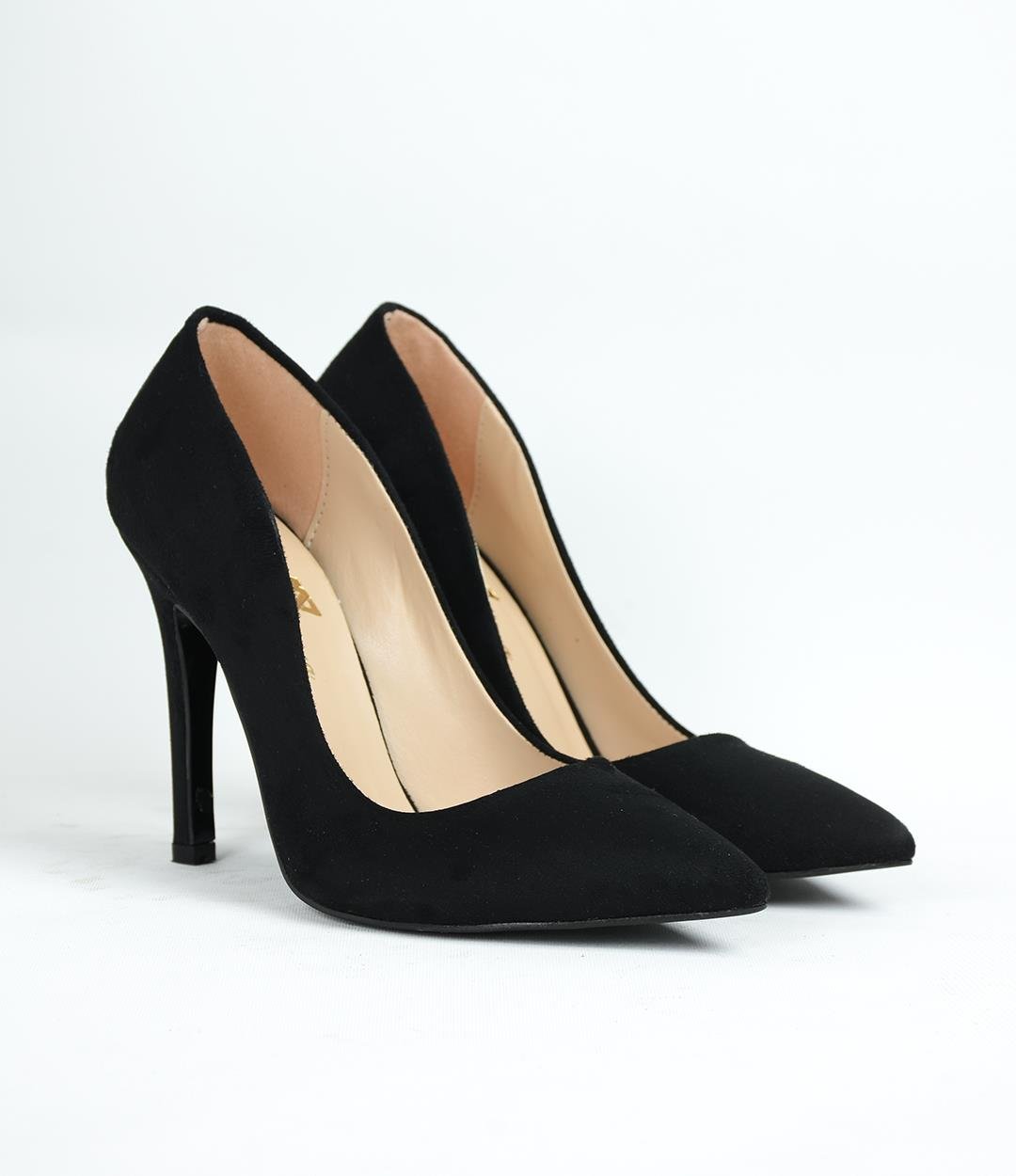 MissPapatya Siyah Süet Stiletto Ayakkabı