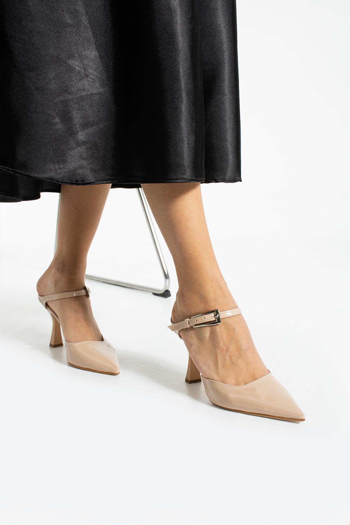 Silvia Bej Topuklu Kadın Ayakkabı