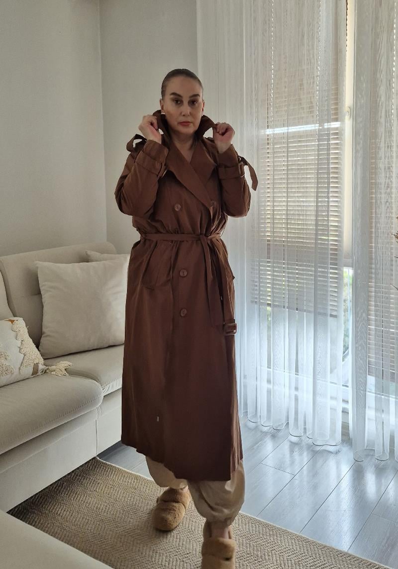 Tasarım Trençkot Kiremit