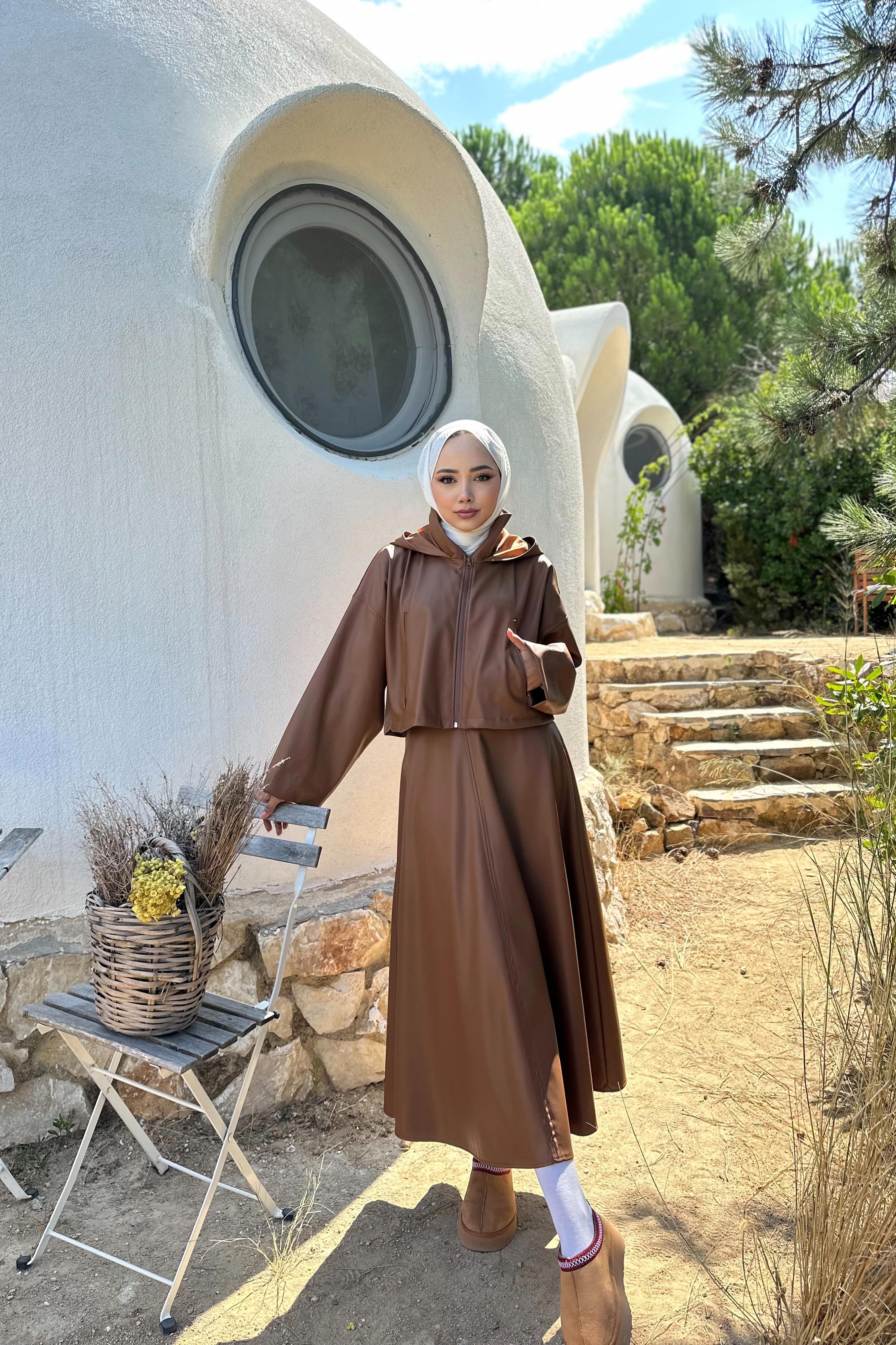 DERİ CEKET - KAHVE DERİ CEKET - KAHVE