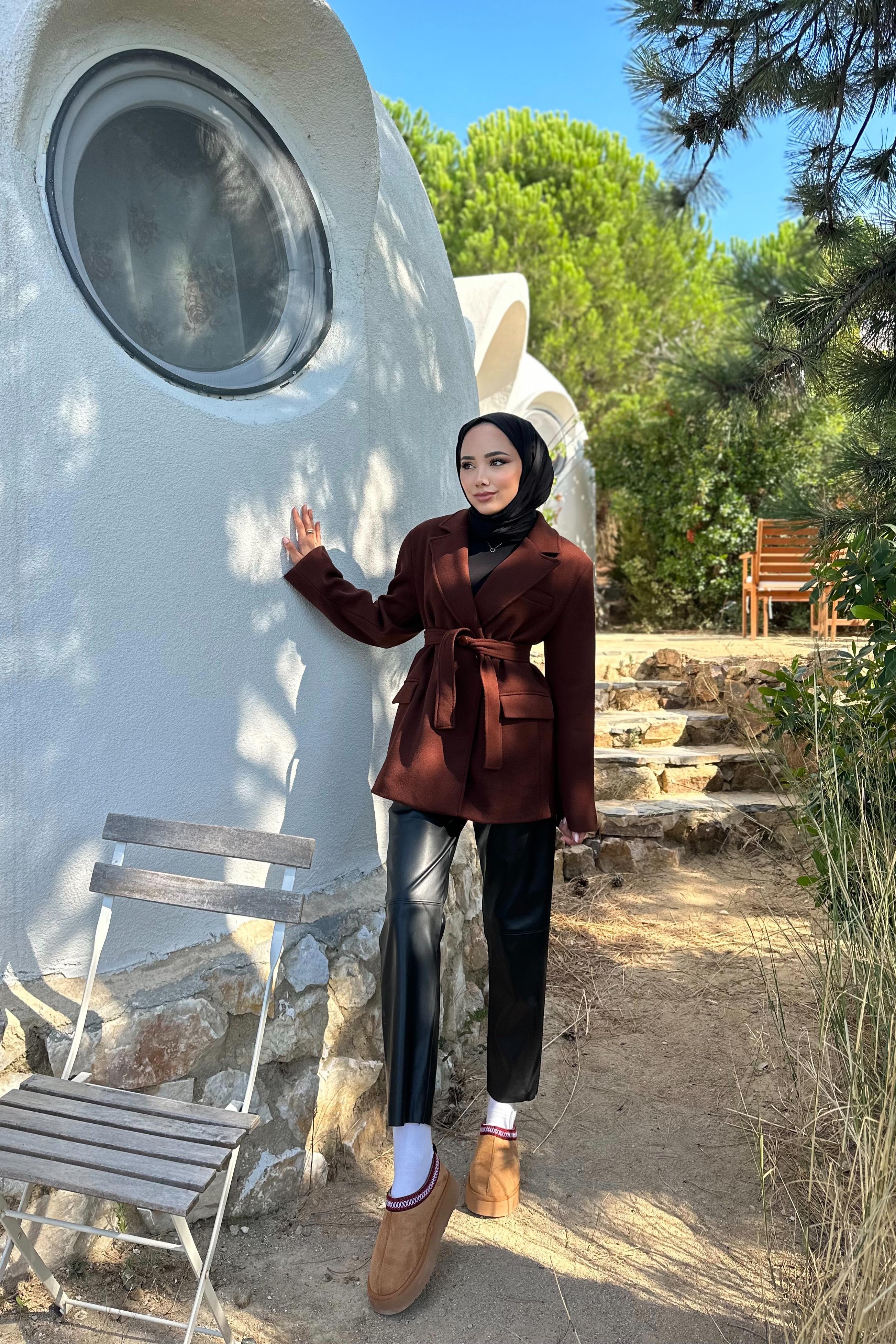 KAŞE BLAZER CEKET - KAHVE KAŞE BLAZER CEKET - KAHVE