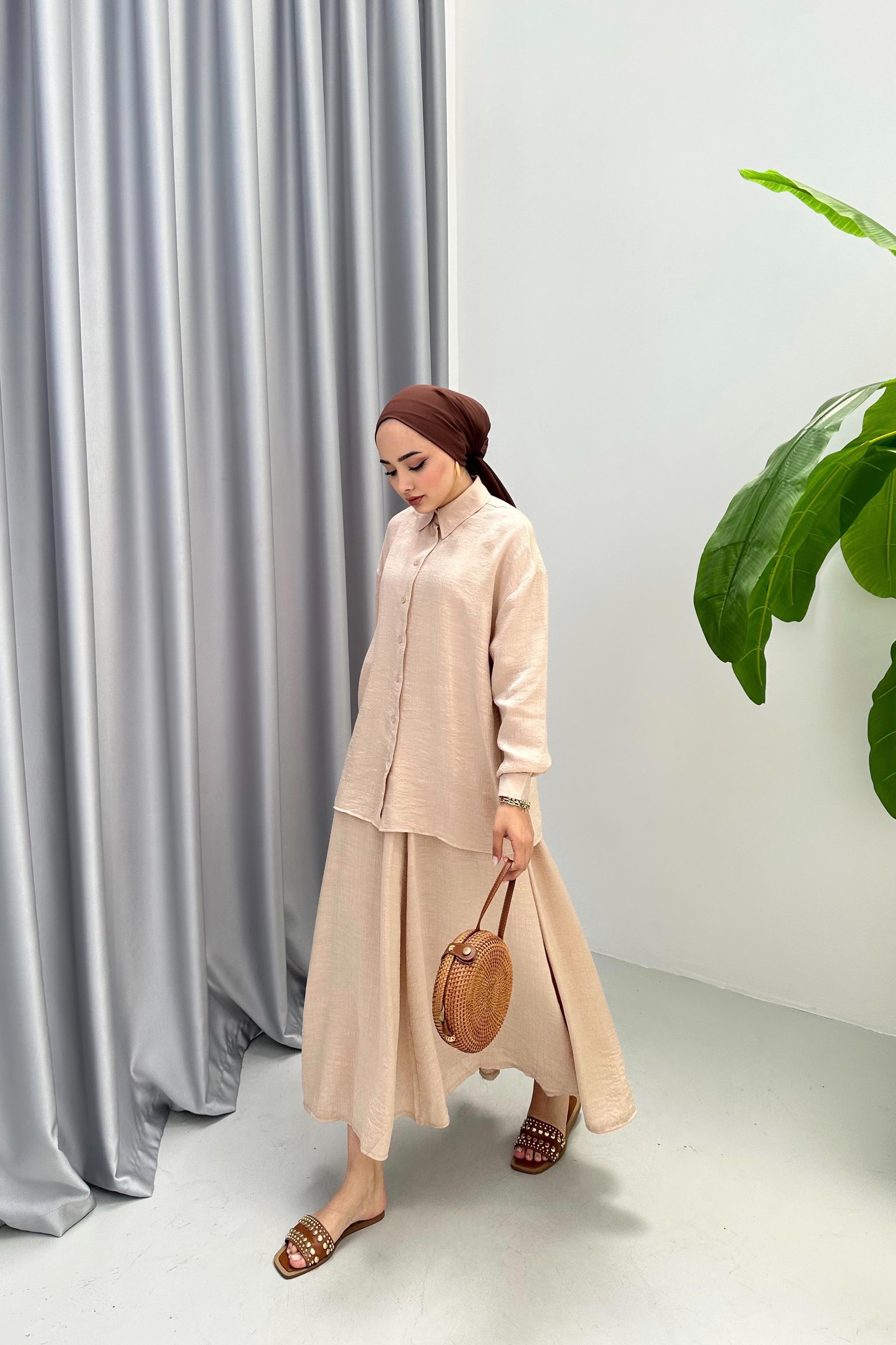 SATEN ETEKLİ TAKIM - TAŞ SATEN ETEKLİ TAKIM - TAŞ