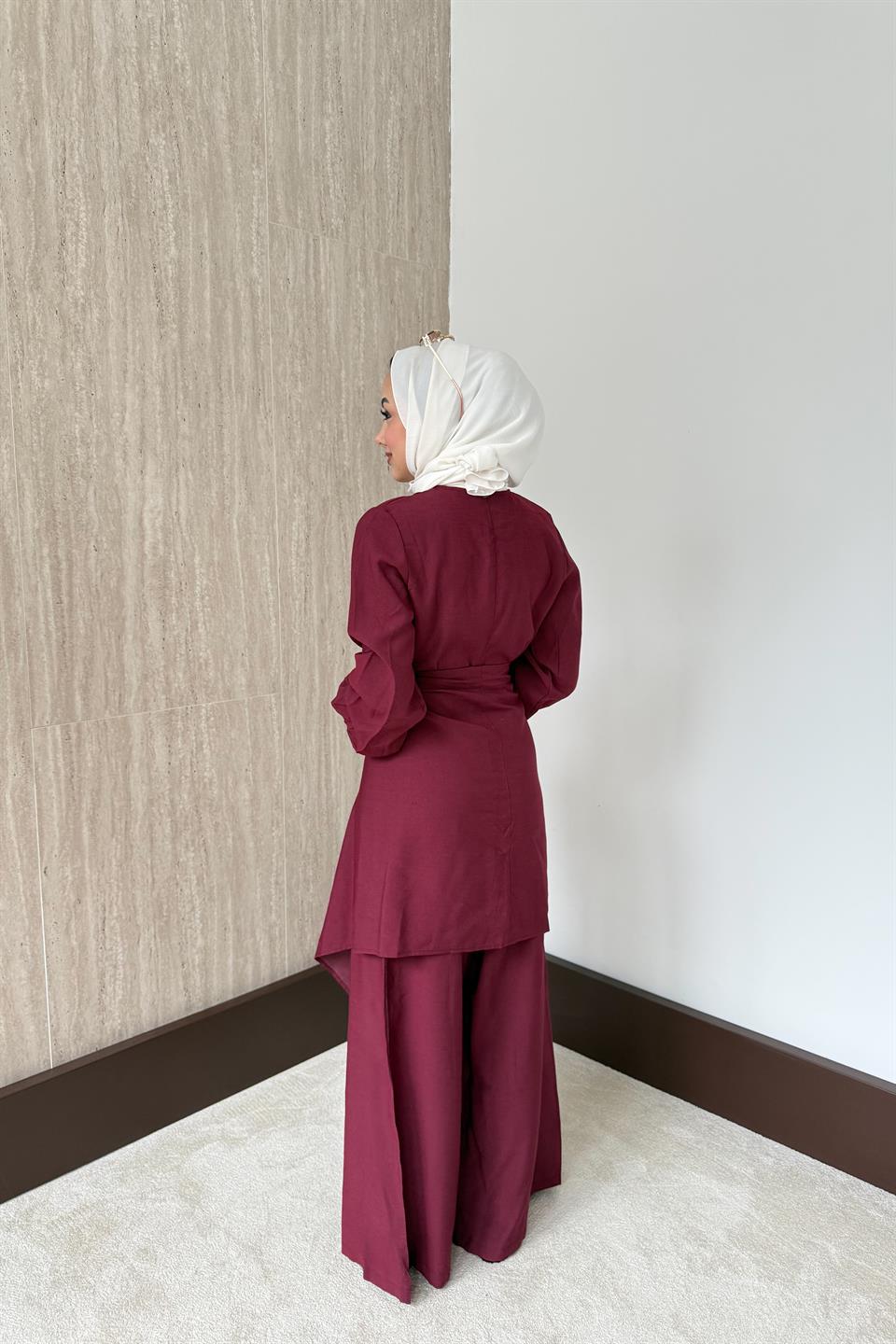 Asimetrik Aller Tulum - Bordo