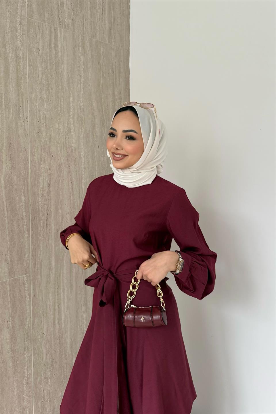 Asimetrik Aller Tulum - Bordo