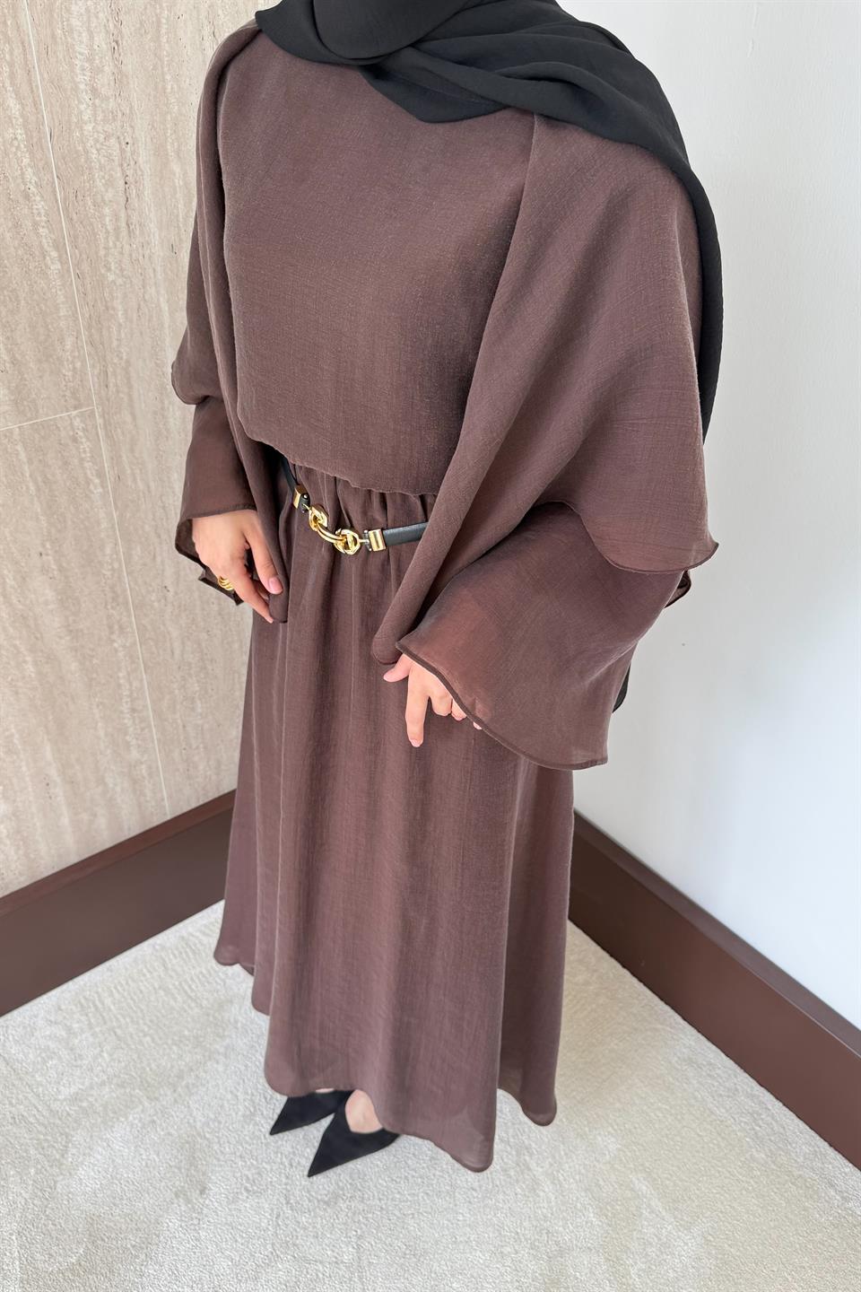 Lily Vual Etekli Takım - Kahve