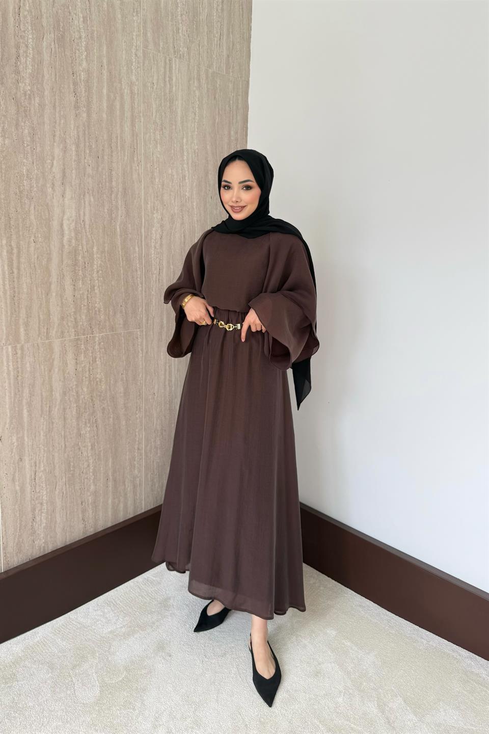 Lily Vual Etekli Takım - Kahve