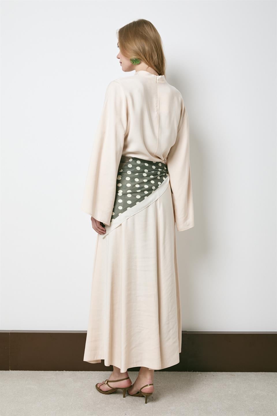 Volan Kol Stella Etekli Takım - Bej