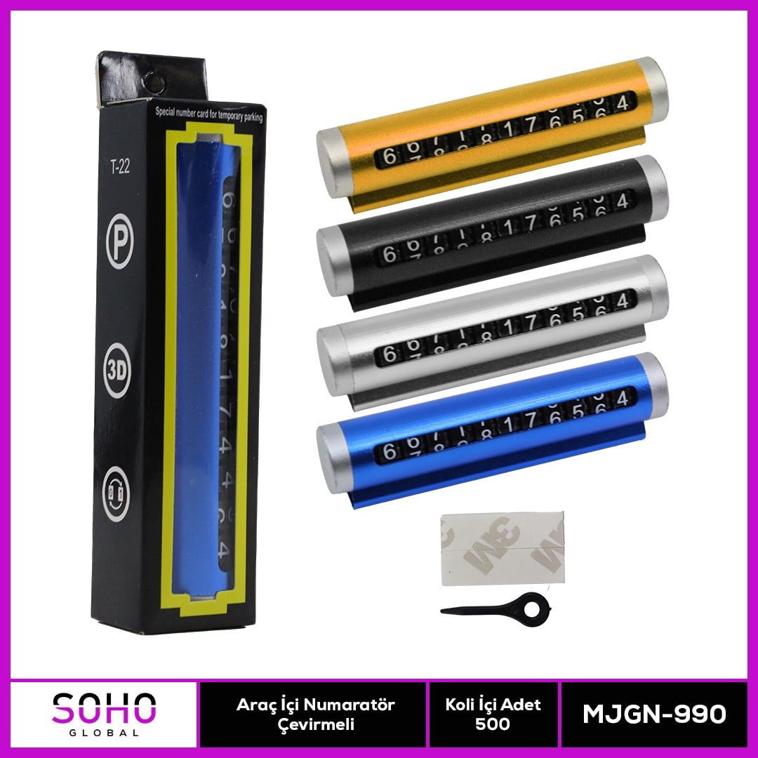 Mujgan Araç İçi Numaratör çevirmeli