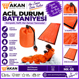 acil durum battaniyesi