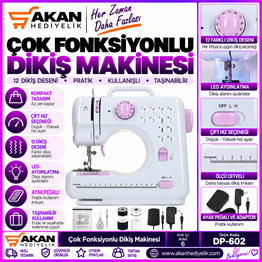 Çok Fonksiyonlu Mini Dikiş Makinesi