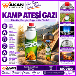 kamp ateşi gazı 227gr