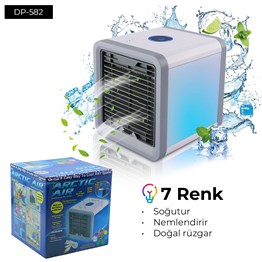 su hazneli mini kare fan