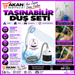 TAŞINABİLİR ELEKTRONİK DUŞ SETİ