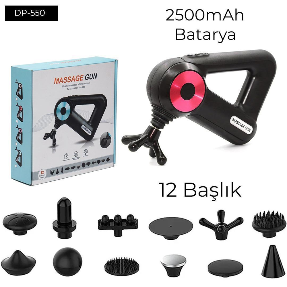 12 BAŞLIKLI MASAJ ALETİ