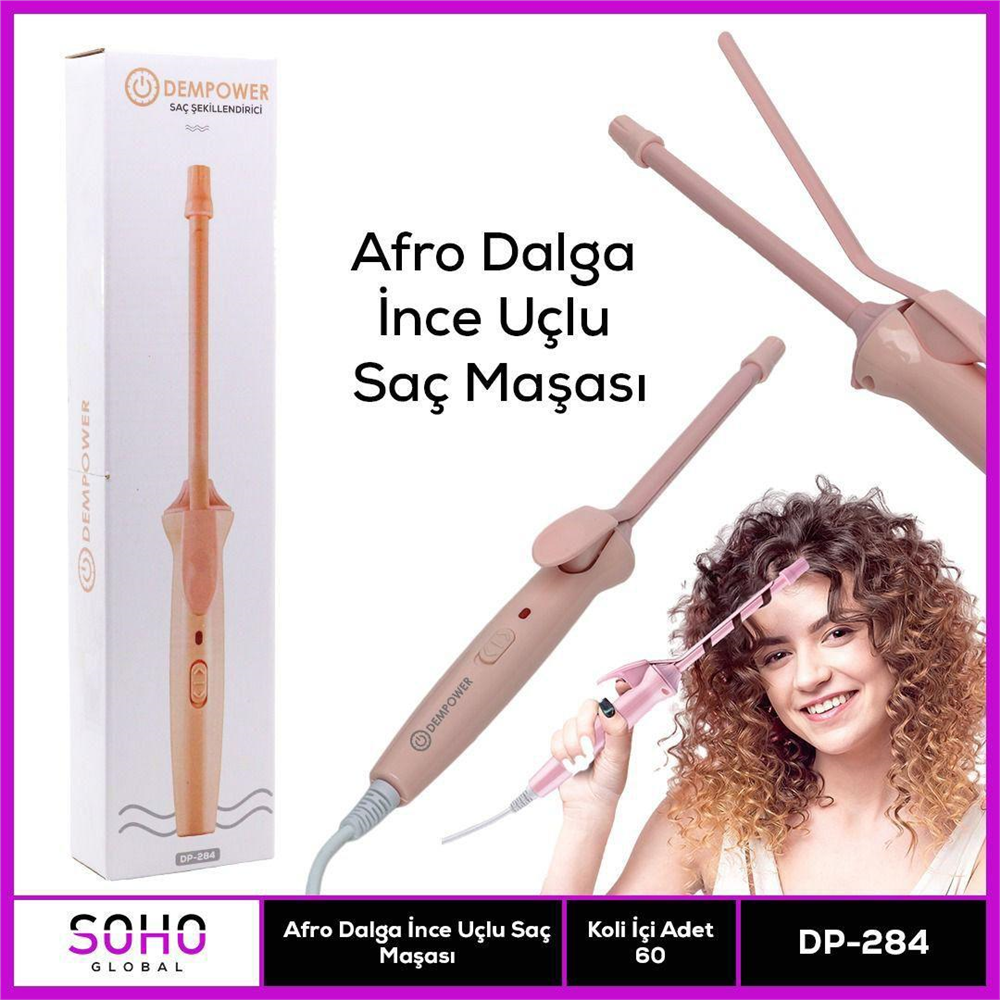AFRO DALGA İNCE UÇLU SAÇ MAŞASI