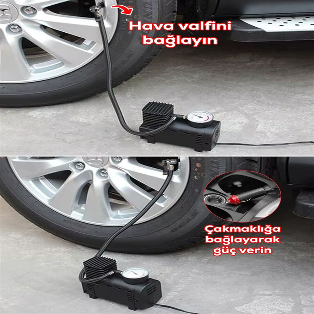 ARAÇ HAVA KOMPRESÖR 12V 