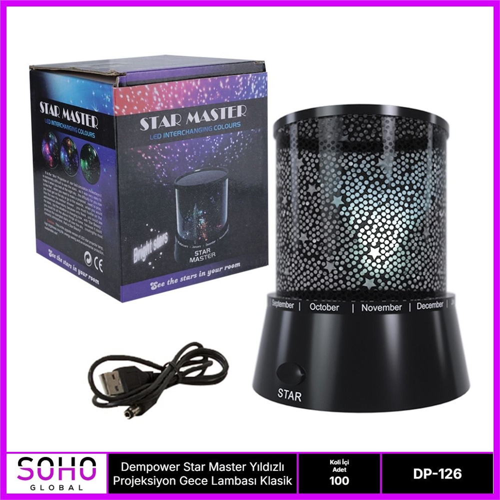GİZMOS STAR MASTER GECE LAMBASI