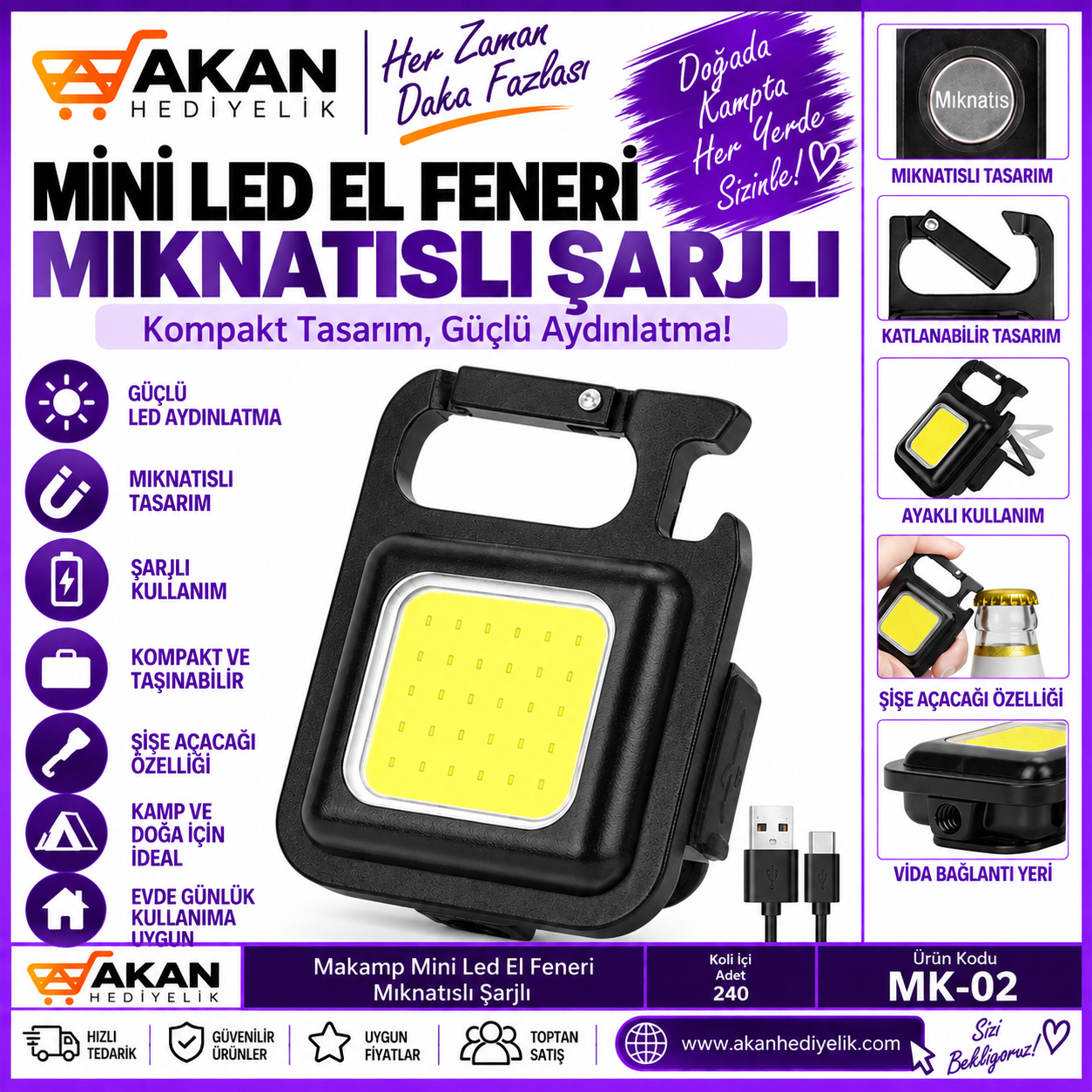 mini led el feneri 
